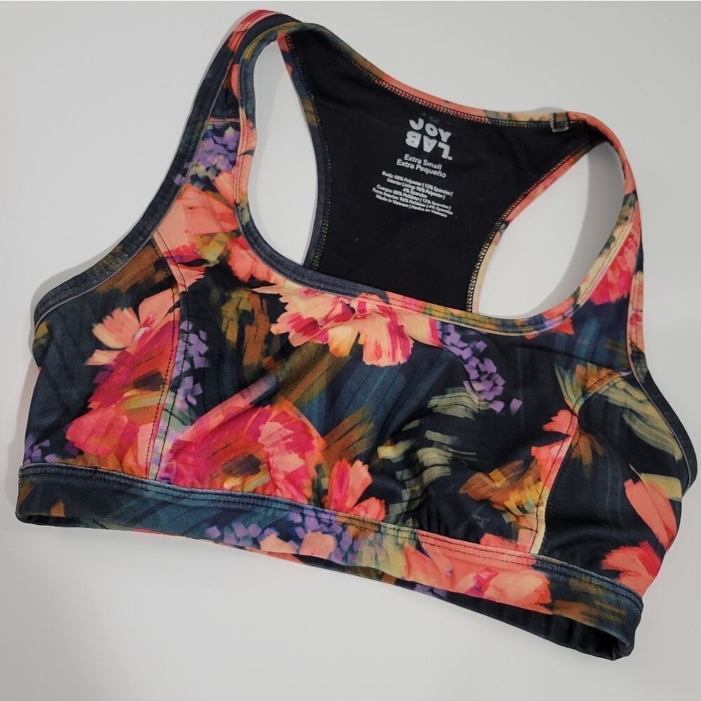 JoyLab‎ floral sports bra
